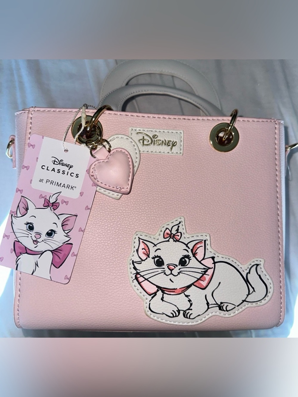 Disney Classic Pink Tote Bag with Marie Cat Accent - Picture 5 of 5